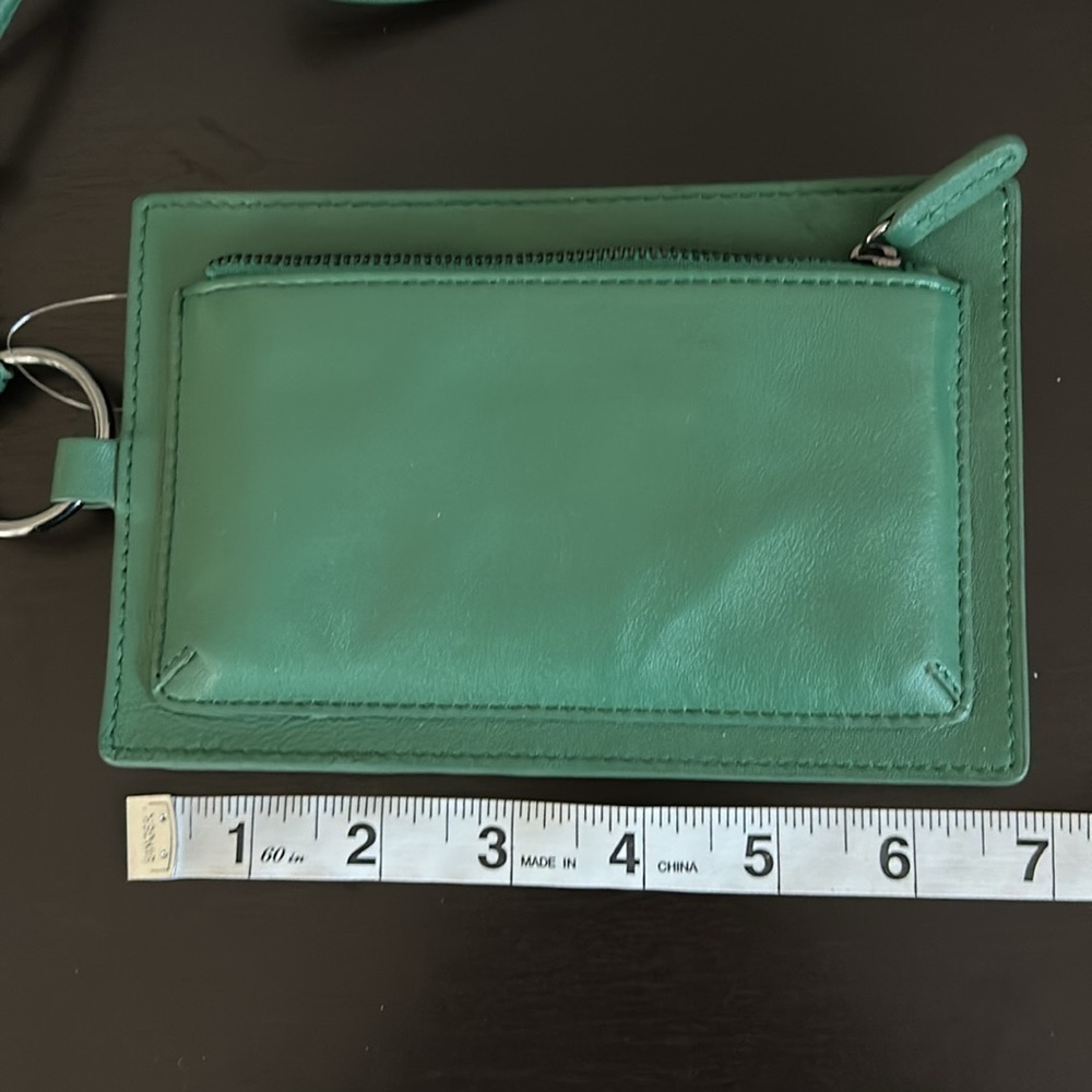 Free People Suns Out Crossbody Purse Pouch Leather Golf Green Concert NEW - Picture 11 of 13